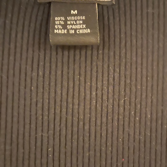 Willi Smith women black/white geometric print sequins sweater size M - Picture 3 of 5